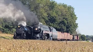 N&W 611 Meets Strasburg Railroad #90 [10-5-19]