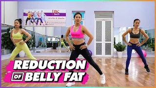 40 MINS AEROBIC REDUCTION OF BELLY FAT QUICKLY | Aerobic Dance Exercises Full Video | Eva Fitness