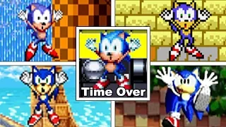 Evolution Of Sonic's TIME UP/TIME OVER DEATHS In The Sonic The Hedgehog Series (1991-2023)