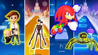 Boss baby vs Siren Head vs Sonic Origins Knuckles vs House Head coffin dance TDM RUSH