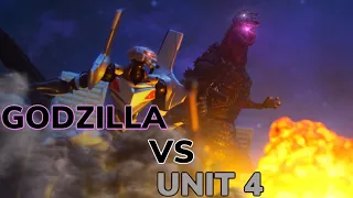 Godzilla vs Unit 4 | A Stop Motion Short