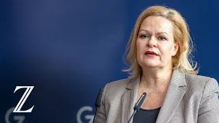 Nancy Faeser rechnet mit Protesten am Rande des G7-Gipfels