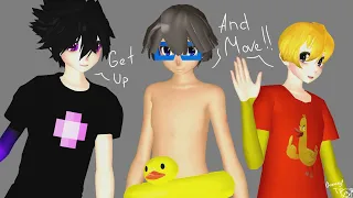 [MMD&Minecrafters] Get Up & Move!!