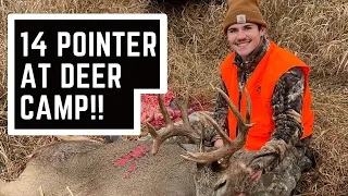 Monster 14 Point Buck At Deer Camp! (2023 Minnesota Swamp Donkey)