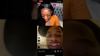 Tay600 and Mena Red go LIVE tell stories how they use to fight, new song coming, Mena say she GDN