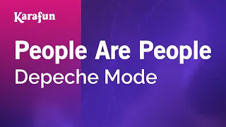 People Are People - Depeche Mode | Karaoke Version | KaraFun