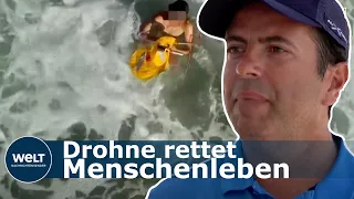 SPANIEN: Dramatisches Video! 14 Jahre alter Junge fast ertrunken - Drohne rettet ihm das Leben