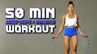 50-Minute Jump Rope Skipping Workout -  GET LEAN FEEL GREAT