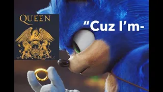 SONIC MOVIE CHASE SCENE X QUEEN #SonicMovie #SonicTheHedgehog