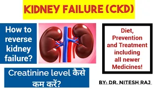 Creatinine कैसे कम करें!(किडनी)kidney disease treatment,medicines for kidney failure treatment (CKD)
