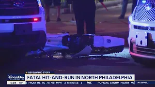 Dirt bike struck in fatal hit-and-run in North Philadelphia