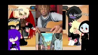 pro heroes and LOV react to deku as Naruto