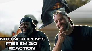 [ 🇺🇸 Reaction ] NitoNB X K1 N15 X Workrate X MadMax X Shambo - Free Em 2.0 (Music Video) |Pressplay