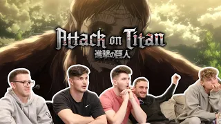 WHAT IS THIS...Anime HATERS Watch Attack on Titan 2x1 | "Beast Titan" Reaction/Review