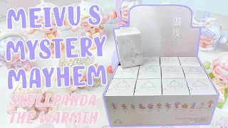 LET'S OPEN 12 POP MART SKULLPANDA THE WARMTH BLIND BOXES! New Art Figure Series Unboxing | MMM ♡