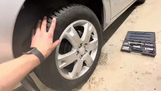 Toyota Prius gen 2 parking brake adjustment