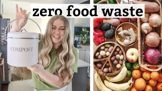 25+ WAYS TO REDUCE FOOD WASTE (grocery shopping, meal prepping & in the kitchen)