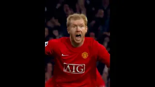 Paul Scholes with his spectacular goal against Barcelona 💥 #mufc #manutd #manchesterunited #scholes