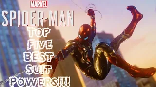 Top 5 BEST Suit Powers in Spider-Man PS4!!!