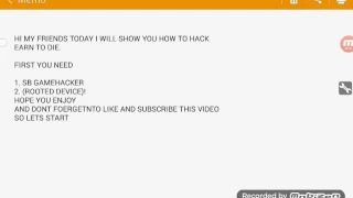 How to hack EARN TO DIE 2(SB GAMEHACKER)ROOT NEEDED
