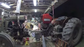 Breaking a Tractor In Half - Clutch Repair