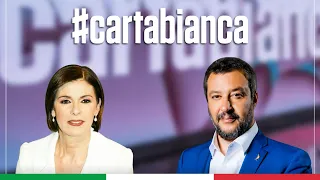 MATTEO SALVINI A #CARTABIANCA (RAI 3, 03.05.2022)