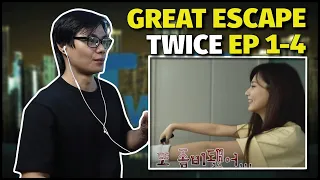 CALM AND COMPOSED | TWICE REALITY “TIME TO TWICE” – THE GREAT ESCAPE EP.01,02,03,04 Reaction