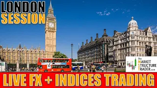 Trading Forex & Indices - London Live Session, 13th September 2023