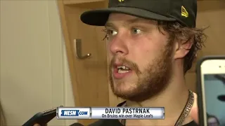 David Pastrnak notches two goals in Bruins win over Maple Leafs