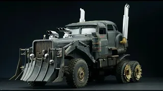 1/24 scale Full scratch build Mad Max Fury Road "War rig"