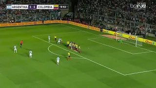 Lionel Messi Magical Free Kick vs Colombia ( 2-0 ) 720pHD