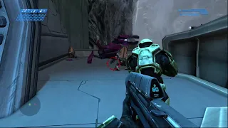 Halo CE Campaign: Turret Grunt Splatters Me and my Coop Partner