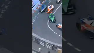 Monaco E-Prix 2023- The 2 Maserati's touch at the  hairpin