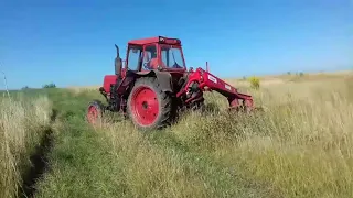 Научилась ворошить сено 🚜сенокос 2020/трактор лтз-60