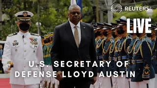 LIVE: U.S. Secretary of Defense Lloyd Austin joint news conference with Filipino counterpart Carl…