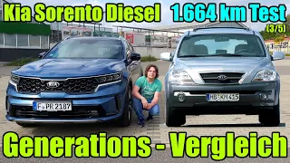 Kia Sorento 2.2 CRDi AWD Diesel (202 PS) - Generations - Vergleich - Test Fahrbericht Kosten Review