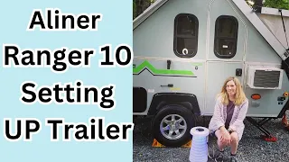 Setting up an Aliner Ranger 10 Trailer #aliner