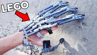 I Made LEGO Mechanical EXO SUIT Hands...