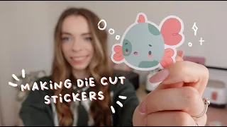 How to Make Glossy Die-Cut Stickers with Cricut (Print then Cut) | DIY Tutorial