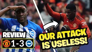 WORST ATTACK IN THE LEAGUE! 🤬 | Man United 1-3 Brighton & Hove Albion Post Match Review 🚨