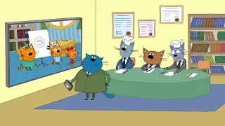 Три кота | Папин телефон | Серия 74 | Мультфильмы для детей