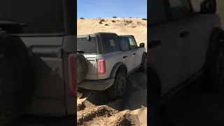 2021 Ford Bronco Trail Assist Testing On The Sand Dunes