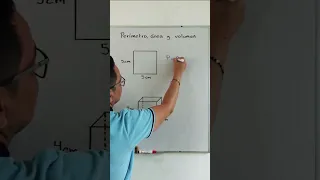 Perímetro, área y volumen. #matematicas #math