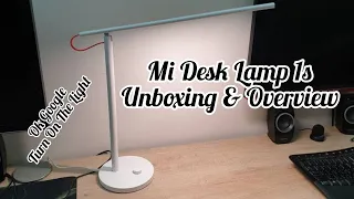 Mi Smart Desk Lamp 1s | Unboxing and Overview | Google Home Mini Integration🥳🔥😊😍🎉