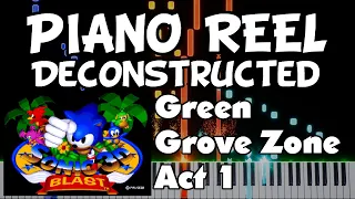 Sonic 3D Blast - Green Grove Zone - Act 1 - Piano Reel Deconstruction