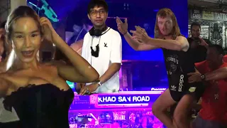 Bangkok Nightlife "KHAO SAN ROAD" 04/10/2020 | UV Party Line