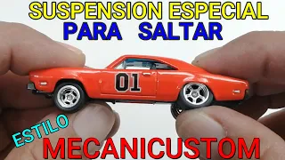 HOW to make a SUSPENSION for the GENERAL LEE very EASY TUTORIAL HOT WHEELS CUSTOM