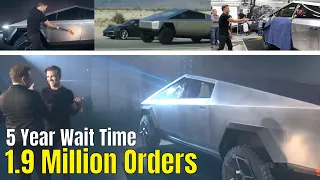 Tesla Cybertruck Has 5 Year Wait Time As Orders Surpass 1.9 Million