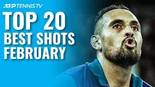 Top 20 Best ATP Tennis Shots & Rallies | February 2021