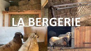 Aménagements de la bergerie en micro-ferme familiale